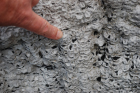 Exposures along margins of country road R477 of Dinantian Burren Limestone Formation where Carboniferous limestone covered by a travertine surface.